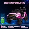 12V Kids Electric Ride-On Truck with Remote, Spring Suspension, LED Lights, Music & Battery Display, Dual 30W Motors - 2 of 4