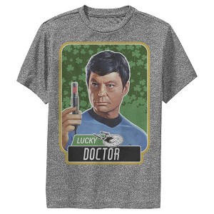 Boy's Star Trek: The Original Series St. Patrick's Day Lucky Doctor McCoy Performance Tee - 1 of 4