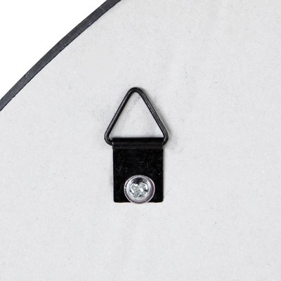 Sophisticated Gold Fluted 22" Round Wall Mirror