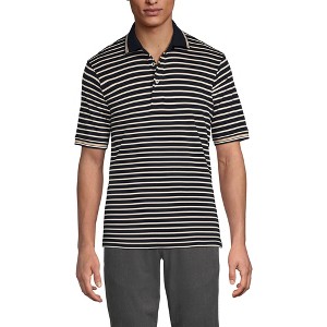 Lands' End Men's Short Sleeve Cotton Supima Polo Shirt - 1 of 3
