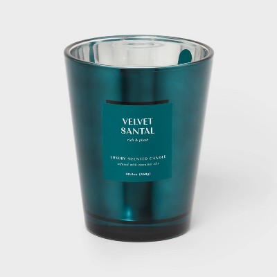 20oz Metallic Jar Candle Velvet Santal - Threshold™