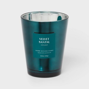 20oz Metallic Jar Candle Velvet Santal - Threshold™ - 1 of 4