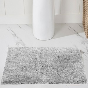 Haven Collection Bathroom Rug 100% Polyester Tufted Bath Mat, Non-Slip TP Rubber Backing, Machine Washable Bath Rug - 1 of 1
