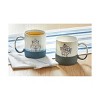 tagltd Vine Block Print Mug 16 oz - 2 of 2