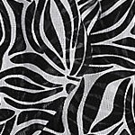 black/white abstract floral