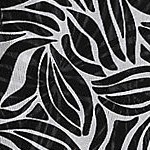 black/white abstract floral