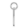 Black Bow Jewelry 14k White Gold, Julia Collection, Small Satin Block Initial K Pendant - 2 of 4
