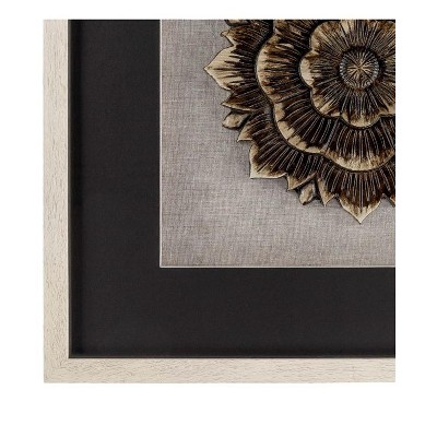 Rakitovo 22" Beige and Black Traditional Wall Art