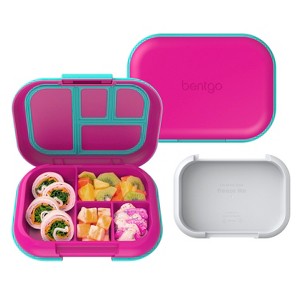 Bentgo Kids' Chill Lunch Box, Bento-Style Solution, 4 Compartments