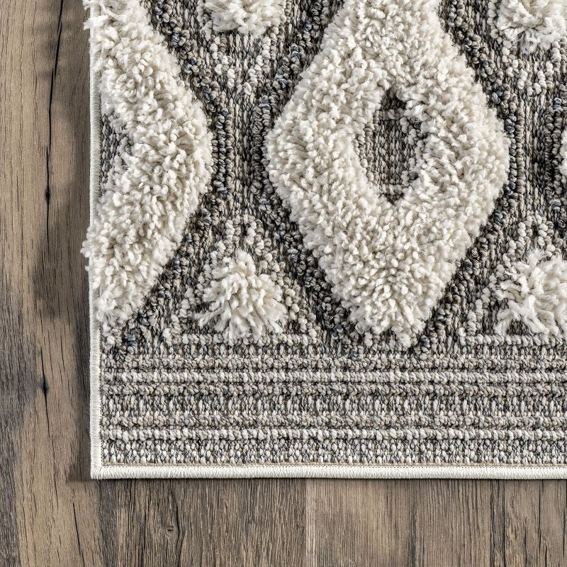 nuLOOM Rebecca High Low Textured Shaggy Area Rug, 4 of 10