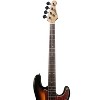 Sawtooth EP Series Electric Bass Guitar with Gig Bag & Accessories, Vintage Burst w/ Tortoise Pickguard - 4 of 4