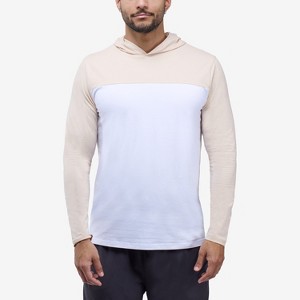 XRAY Mens Long sleeve Colorblock Hooded T-Shirt - 1 of 4