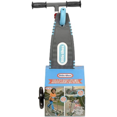 Little Tikes Lean To Turn Kick Scooter with Lights - Teal/Gray
