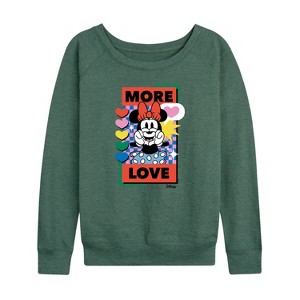 Women's - Disney - Minnie Mouse Lightweight French Terry Slouchy - 1 of 4