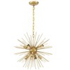 Elegant Lighting Timber 8 light Brass pendant - 3 of 4