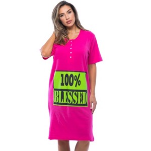 4361-115-1X Just Love Short Sleeve Nightgown / Sleep Dress for Women / Sleepwear - 1 of 3