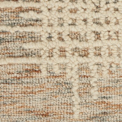 Handmade Beige/Multi Wool Tufted 5' x 7' Area Rug