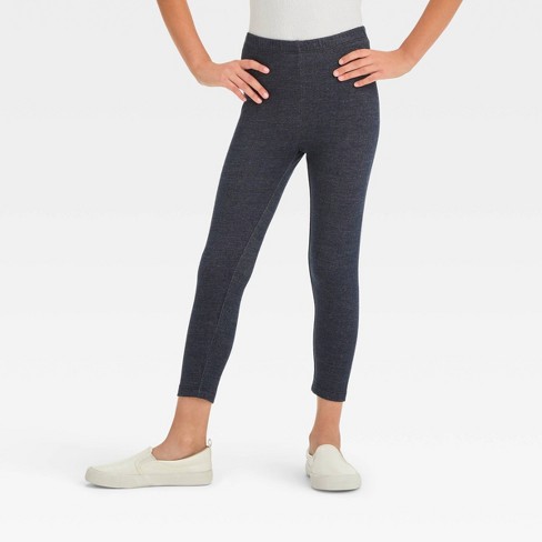 Girls' Capri Leggings - Cat & Jack™ Blue M : Target