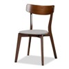 Set of 4 Iora Upholstered Wood Dining Chairs - Baxton Studio - image 2 of 4