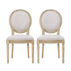 Set of 2 Phinnaeus Dining Chair Beige - Christopher Knight Home