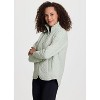 Avalanche Outdoor Quilted Jacket, Soft Jersey Knit Mock Neck Jacket with Pockets - 3 of 4