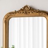 23.5" x 37.5" Decorative Arched Wall Mirror, Ornate Crest, Rococo Inspired Design-- Frevyn - 2 of 4
