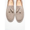 Alex - Beige Suede Leather Tassel Loafers (Women) | Forever & Always Shoes - 3 of 4