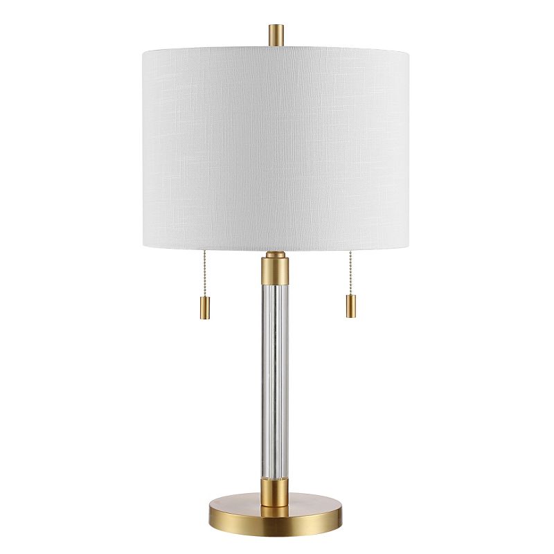 Bixby Glass Table Lamp - Brass - Safavieh., 1 of 4