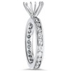 Pompeii3 1 1/2ct Diamond Eternity Engagement Setting Mount Ring - 4 of 4