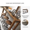 Torjin Counter Height Dining Room Table Brown - Signature Design by Ashley: Urban Industrial, Aged Gunmetal, 3-Seater - 4 of 4