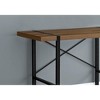 Vynxaria Modern 48" Walnut Laminate Computer Desk with Black Metal Frame Sleek Home Office Workspace for Laptops - 4 of 4