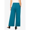 Jessica London Women's Plus Size Stretch Knit Wide Leg Pant - 3 of 4