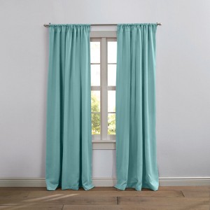 BrylaneHome BH Studio Room-Darkening Rod-Pocket Panel - 1 of 4