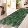 Washable Area Rug Vintage Foldable Thin Rug,Soft Low-Pile Non-Slip Stain Resistant Floor Indoor Outdoor Carpet - 3 of 4
