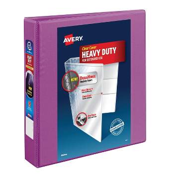 Avery 400 Sheet 1.5" One Touch EZD Heavy-Duty Ring Binder Purple