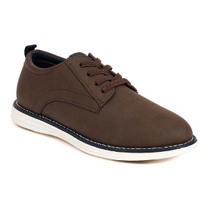 Deer Stags Boys' Dapper Jr. Dress Casual Oxford - Brown/Navy - 13.5 Little Kid Medium - 1 of 4
