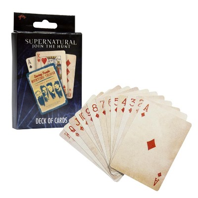 Just Funky Supernatural Collectibles | Supernatural Playing Cards | TV Series Merchandise