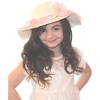 Mi Amore Gigi Polka Dot & Flower Brim Hat+OSFM+Off-White - 2 of 3