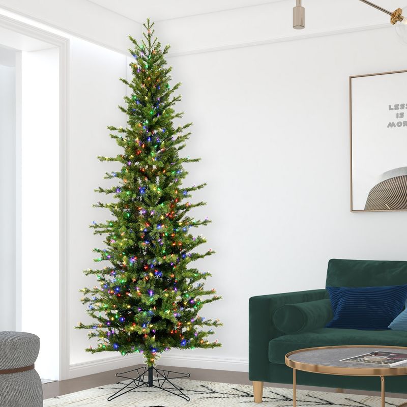 Vickerman Moutauk Pencil Pine Artificial Christmas Tree, 3 of 4