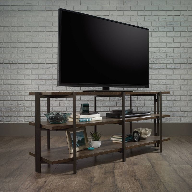 North Avenue TV Stand for TVs up to 54&#34; Smoked Brown - Sauder, 3 of 10