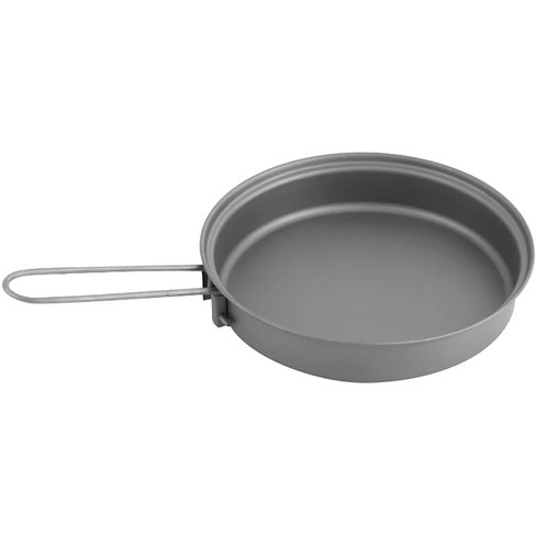 Camping Cookware TOAKS Titanium Frying Pan - Ultralight With Folding Handle Camping Cookware Ultralight