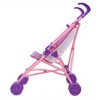Peppa Pig: Doll Umbrella Stroller - Purple, Pink, Flowers - 4 of 4