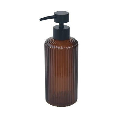 LunaLulinlk Plastic Lotion Pump, Soap Dispensers Brown