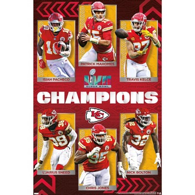 Kansas City Chiefs Super Bowl LVII Champions NFL Magnet