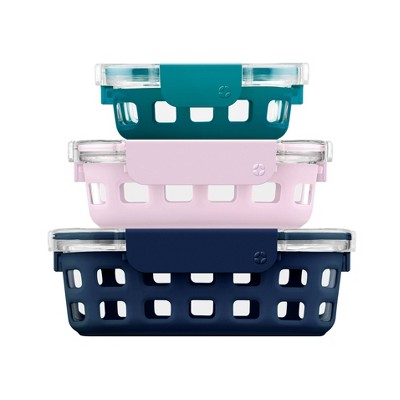 Ello 10pc Meal Prep Food Storage Container Set Pastels