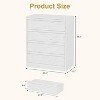 Nasitip Drawer Dresser,Nightstand Chest of Drawers with Large Storage,Dresser Organizer Bedside Table for Living Room, Nursery, Entryway - 3 of 4