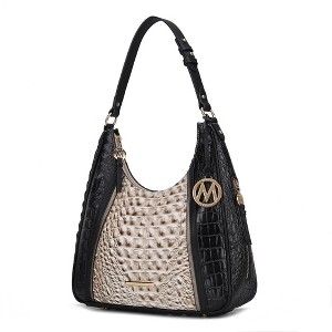 MKF Collection Becket Faux Crocodile-Embossed Women’s Shoulder Bag by Mia K - 1 of 4
