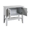 Naples Server White - Steve Silver Co.: Overlapping Ring Design, No Assembly, CARB Certified - 4 of 4