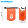 Unique Bargains Boating Kayaking Rafting Clear Window Floating Waterproof Dry Bag 2L - 2 of 4
