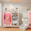 Aheaplus Dresser with 5 Drawers, Closet Storage - 3 of 4